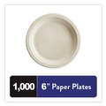 Office Jansan | Chinet 25774 6 in. Diameter Paper Pro Round Plates - White (1000/Carton) image number 5