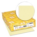 Office Jansan | Neenah Paper 06551 8.5 in. x 11 in. 24 lbs. Bond Weight CLASSIC Laid Stationery - Baronial Ivory (500/Ream) image number 1
