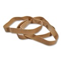 Office Jansan | Universal UNV01107 0.06 in. Gauge Size 107 Rubber Bands - Beige (40/Pack) image number 1