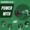 Oscillating Tools | Metabo HPT CV18DBLQ5M 18V Brushless Lithium-Ion Cordless Oscillating Multi-Tool (Tool Only) image number 2