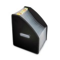 Office Jansan | C-Line 58810 10 in. Expansion 1/12-Cut Tabs 13 Sections Letter Size Vertical Expanding File - Black image number 1