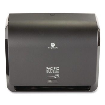 Georgia Pacific Professional 54518 Pacific Blue Ultra 14.56 in. x 7.38 in. x 11.56 in. Mini Paper Towel Dispenser - Black (1/Carton)