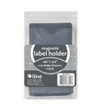 Office Jansan | C-Line 87701 Side Load 4.25 in. x 2.5 in. Slap-Stick Magnetic Label Holders - Gray (10/Pack) image number 0