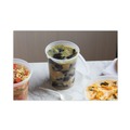 Food Service | Pactiv Corp. SD5032Y Newspring DELItainer 32 oz. 4.55 in. x 4.55 in. x 5.55 in. Plastic Microwavable Container - Natural image number 6