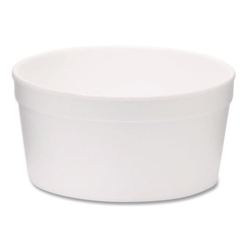 Food Trays, Containers, and Lids | WinCup 221996 8 oz Tall Style Foam Bowls - White (1000/Carton) image number 0