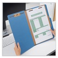  | Universal UNV10211 Bright Colored Pressboard Classification Folders - Legal, Cobalt Blue (10/Box) image number 3