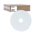 Cleaning Cloths | Boardwalk BWK4017WHI 17 in. Diameter Polishing Floor Pads - White (5/Carton) image number 0