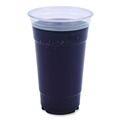 Cups and Lids | Boardwalk BWKPET24 24 oz. PET Plastic Cold Cups - Clear (50/Sleeve, 12 Sleeves/Carton) image number 2