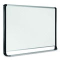 White Boards | MasterVision MVI050201 Gold Ultra 48 in. x 36 in. Aluminum Frame Magnetic Dry Erase Board - White/Black image number 0