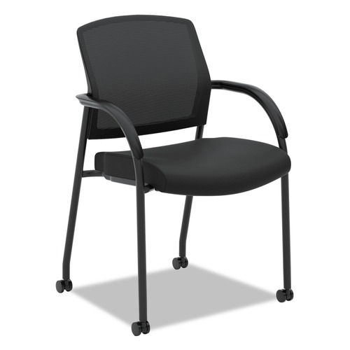 Office Jansan | HON H2285.VA10.T 23 in. x 24.75 in. x 34.5 in. Lota Series Guest Side Chair - Black image number 0