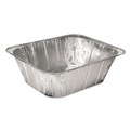 Food Trays, Containers, and Lids | Handi-Foil 2014-50-100 10.31 in. x 12.69 in. x 4.19 in. Aluminum Steam Table Pans (100/Carton) image number 0