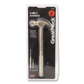 Office Jansan | Great Neck 19006 6.5 in. Long Nesting Handle 5-in-1 Carpenter's Hammer with 4 Screwdrivers - Gold image number 2