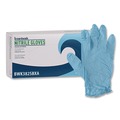 Disposable Gloves | Boardwalk 382SBXA 5 mil. Disposable Examination Nitrile Gloves - Small Blue (100/Box) image number 0
