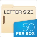  | Pendaflex FM213 1/3-Cut Tabs 2 Fastener Letter Size Fastener Folders - Manila Exterior (50/Box) image number 6