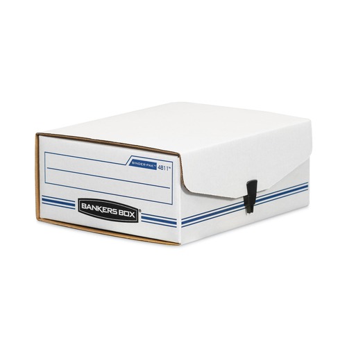 Office Jansan | Bankers Box 48110 LIBERTY BINDER-PAK 9.13 in. x 11.38 in. x 4.38 in. Letter Files - White/Blue image number 0