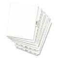 Customer Appreciation Sale - Save up to $60 off | Avery 01341 11 in. x 8.5 in. 25 Tab Numbers 276 - 300 Legal Exhibit Side Tab Index Divider Set - White (1-Set) image number 1
