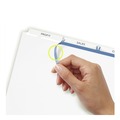 Avery 11445 3 White Tabs Letter Print and Apply Index Maker Label Dividers - Clear (25 Sets/Box) image number 2