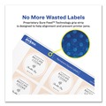 Office Jansan | Avery 22806 2 in. x 2 in. Square Labels with Sure Feed and TrueBlock - White (300/Pack) image number 2