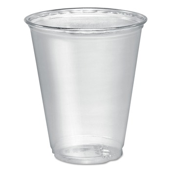 Dart TP7 Ultra Clear 7 oz. PETE Cold Cups - Clear (50-Piece/Sleeve)