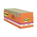 Office Jansan | Post-it Notes Super Sticky 654-24SSAU-CP 3 in. x 3 in. Pads in Energy Boost Collection Colors (24 Pads/Pack) image number 0