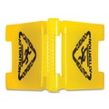  | Boardwalk 3485217 10 in. x 2 in. x 26 in. 2-Sided Site Safety Wet Floor Sign - Yellow image number 2