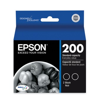 Epson T200120D2 (T200) DURABrite Ultra 175 Page-Yield Ink - Black