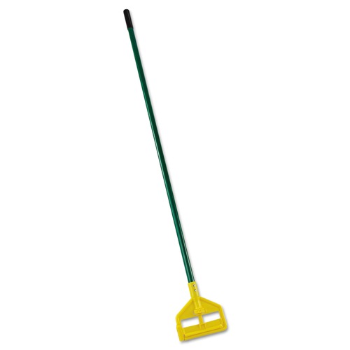 Mops | Rubbermaid Commercial FGH14600GR00 60 in. Invader Fiberglass Side-Gate Wet-Mop Handle - Green image number 0