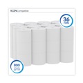 Cleaning & Janitorial Supplies | Scott 07001 Essential Extra Soft Coreless Standard Roll 2-Ply Bath Tissue - White (36 Rolls/Carton, 800 Sheets/Roll) image number 1
