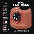 Painting | Rust-Oleum 384755 Stops Rust 5-in-1 Spray Paint, Rusty Metal, 12 oz Aerosol Can, 6/Carton image number 3