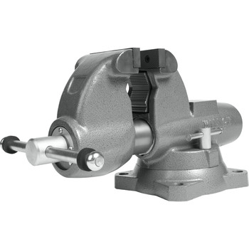 VISES | Wilton 28826 C-1 Combination Pipe and Bench 4-1/2 in. Jaw Round Channel Vise with Swivel Base
