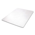 Cleaning & Janitorial Supplies | Deflecto CM14442FAM Medium Pile Carpet Rectangular 60 in. x 46 in. Antimicrobial Chair Mat - Clear image number 0