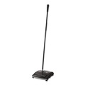 Cleaning & Janitorial Supplies | Rubbermaid Commercial FG421588BLA 44 in. Handle Brushless Mechanical Sweeper - Black/Yellow image number 0