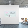 Office & Office Supplies | U Brands 3973U00-01 70 in. x 35 in. Magnetic Glass Dry Erase Board Value Pack - Frosted White image number 1