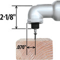 Impact Drivers | Makita LT01Z 12V MAX CXT Lithium-Ion Cordless Angle Impact Driver (Tool Only) image number 3