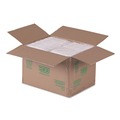 Food Trays, Containers, and Lids | Eco-Products EP-SCRC32NFA WorldView Vanguard 32 oz. 4.71 in. x 7.01 in. x 1.04 in. Sugarcane Fiber Rectangular Container - White (400/Carton) image number 3