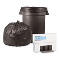 Trash Bags | Boardwalk H6639SGKR01 33 in. x 39 in. 33 gal. 1.1 mil Low-Density Can Liners - Gray (100/Carton) image number 1