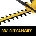 Hedge Trimmers | Dewalt DCHT820P1 20V MAX Brushed Lithium-Ion 22 in. Cordless Hedge Trimmer Kit (5 Ah) image number 5