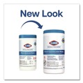 Hand Wipes | Clorox Healthcare 30577 6 in. x 5 in. 1-Ply Bleach Germicidal Wipes - Unscented, White (150/Canister) image number 3