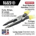 Crimpers | Klein Tools J207-8CR 8.5 in. All-Purpose Needle Nose Pliers with Crimper image number 1