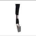 Office Jansan | Advantus 75403 36 in. Long Metal Clip Fastener Deluxe Safety Lanyards - Black (24/Box) image number 1