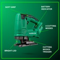 Jig Saws | Metabo HPT CJ18DAQ4M 18V Lithium-Ion Cordless Jig Saw (Tool Only) image number 3