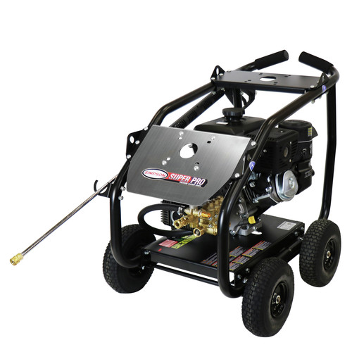 Pressure Washers | Simpson 65204 4000 PSI 3.5 GPM Direct Drive Medium Roll Cage Professional Gas Pressure Washer with AAA Pump image number 0