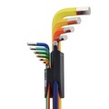 Hand Tool Sets | Wiha Tools 66981 13-Piece Ball End Color Coded Inch Hex L-Key Set image number 3