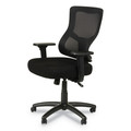 Office Chairs | Alera ALEELT4214S Elusion II Series 275 lbs. Capacity Mesh Mid-Back Synchro Seat Slide Chair - Black image number 2