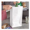 Office Jansan | Ross & Wallace Paper Products 120316500PK/BL 7.75 in. x 4.75 in. x 16 in. #16 Size Grocery Paper Bags - White (500/Bundle) image number 3