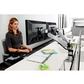  | 3M MA265S 360 deg Rotation, plus90/-15 deg Tilt, 360 deg Pan Easy-Adjust Desk Dual Arm Mount for 27 in. Monitors - Silver image number 6