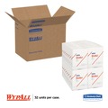 Office Jansan | WypAll KCC 35025 X50 12-1/2 in. x 10 in. 1/4 Fold Cloths - White (26/Pack, 32 Packs/Carton) image number 1