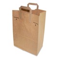 Cleaning & Janitorial Supplies | Ross & Wallace Paper Products 110513SP 12 in. x 7 in. x 17 in. 30 lbs. Capacity 1/6 BBL Attached Handle Grocery Paper Bags - Kraft (300/Bundle) image number 3