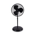 Floor Fans | Alera ALEFANP16B 120V 0.37 Amp 3-Speed 16 in. Pedestal Stand Fan - Black image number 0