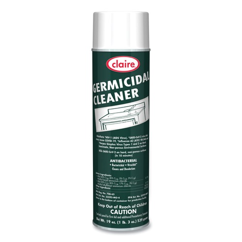 Claire 19 oz. Aerosol Spray Germicidal Cleaner - Floral Scent